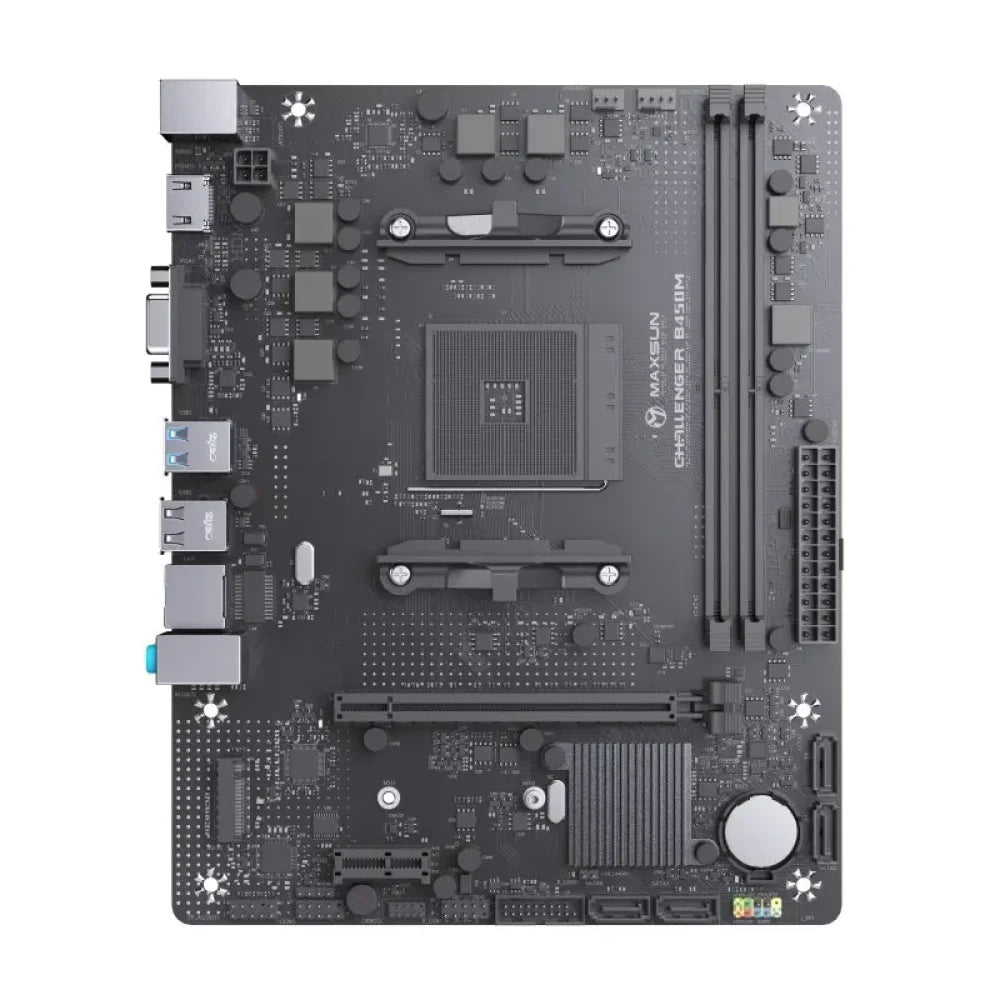 AMD B450M DDR4 M.2 NVMe PCIe 3.0 mATX Motherboard AM4 Ryzen 4500 5600 5600G CPU AMD B450M Motherboard