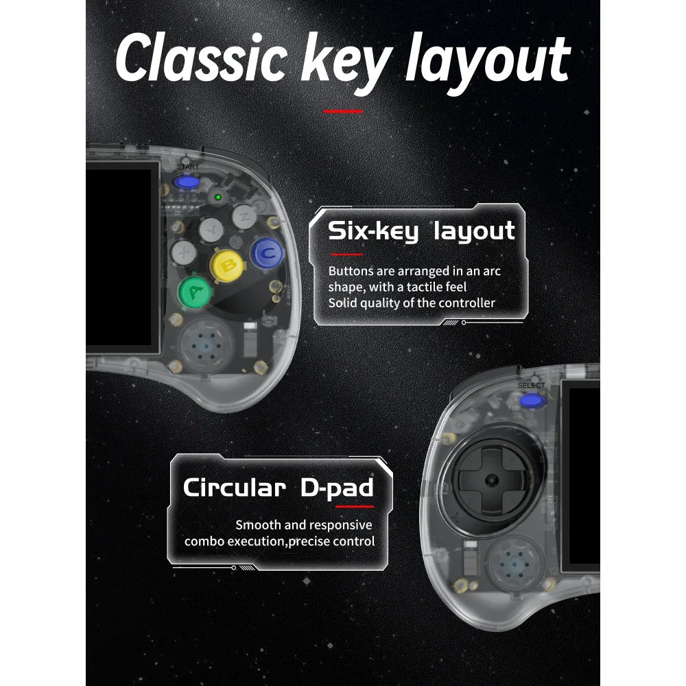 ANBERNIC RG ARC-S / D Retro Handheld Game Console 4.0’’ HD 64GB 128GB 256GB Handheld Games Console