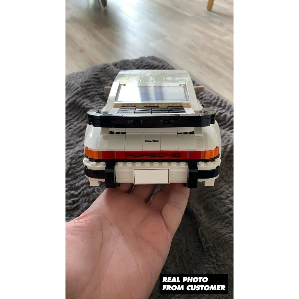 Classic Porsche 911 Technical Luxury Sports Car Building Blocks 1458PCS Icons Classic Porsche 911 Building Blocks