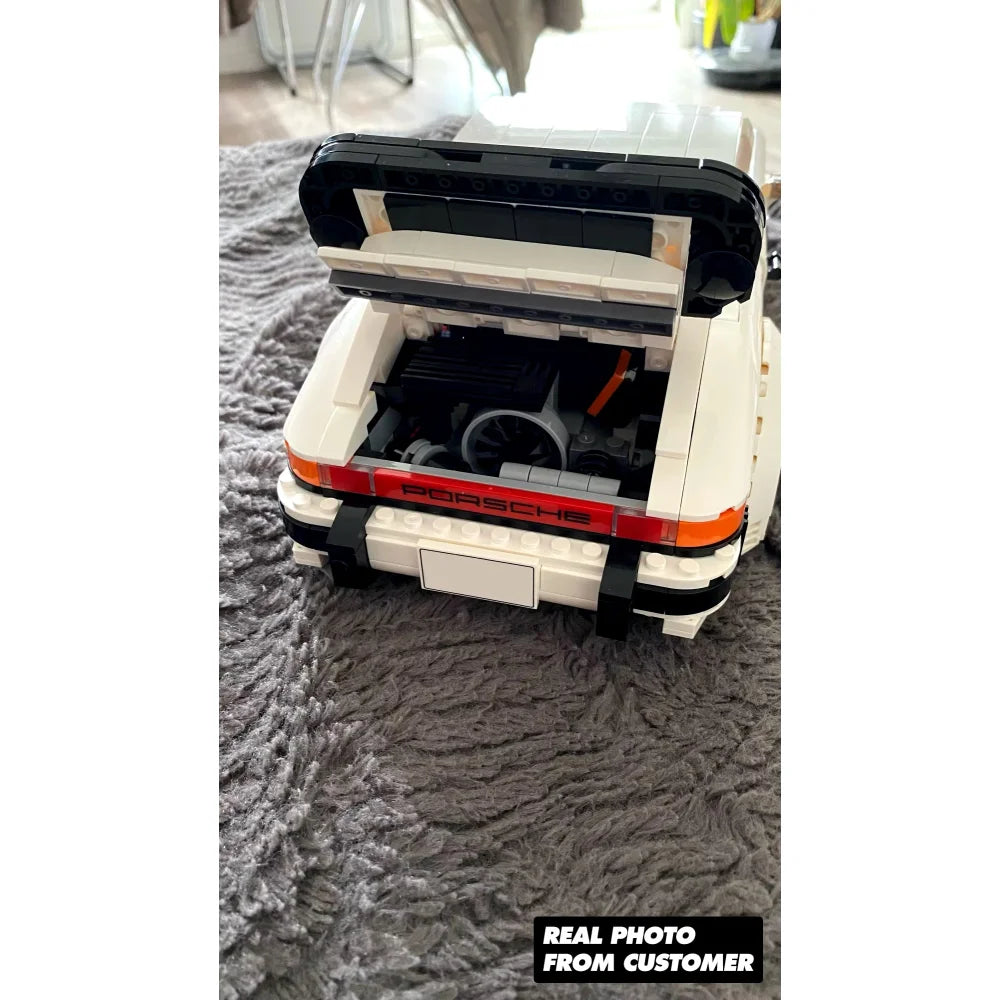 Classic Porsche 911 Technical Luxury Sports Car Building Blocks 1458PCS Icons Classic Porsche 911 Building Blocks
