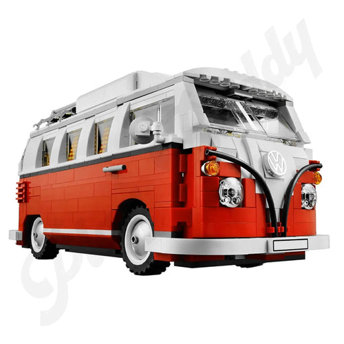 Creator Expert Volkswagen T1 Camper Van VW VDUB Red Building Kit Retired Set Volkswagen T1 Building Blocks