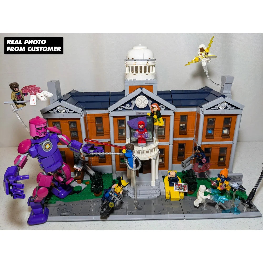 Marvel X-Men: The X-Mansion 3093PCS Building Blocks Bricks with 10 Figures The X-Mansion / Included Building Blocks