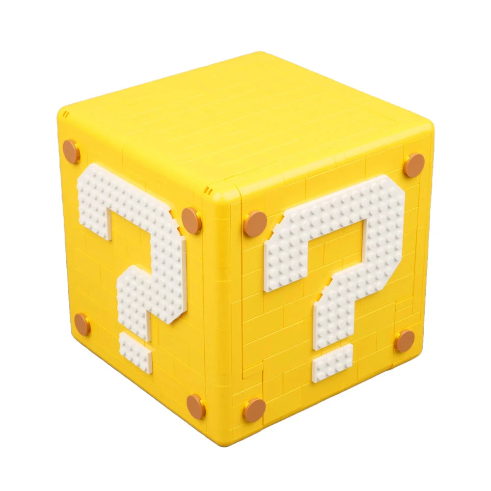 MOC 71395 Super Mario 64 Question Mark Block Building Blocks Super Mario 2064PCS Question Mark / 2064 Pieces Building