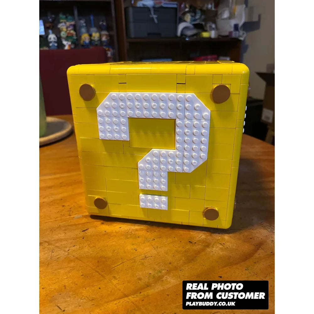 MOC 71395 Super Mario 64 Question Mark Block Building Blocks Super Mario 2064PCS Question Mark / 2064 Pieces Building