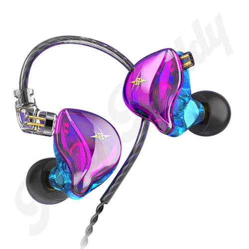 QKZ ZXT MT1 In Ear Earphone Dynamic DJ Monitor IEM Earbuds HiFi Noise Cancelling Headphones