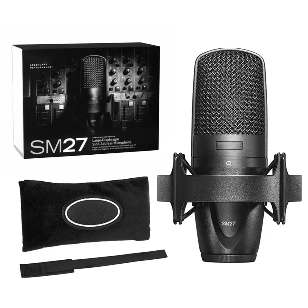 SM27 Professional Diaphragm Cardioid Condenser Microphone for Studio Recording SM27 Microphone Microphone