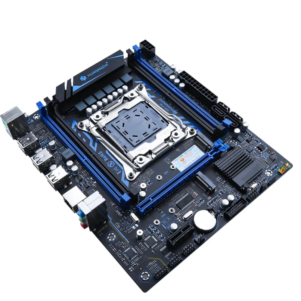 X99 P4F LGA2011-3 mATX Motherboard + Intel E5 2650 V4 CPU Support DDR4 NON-ECC Motherboard + CPU + RAM Motherboard