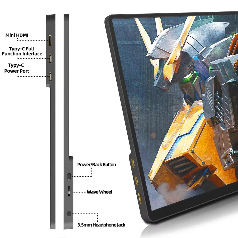 ZSUS 2160x1440 14 Inch 2K Portable Monitor 60Hz sRGB for PC XBOX PS4 PS5 TV 14 Inch / 60Hz / ZSUS Portable Monitor