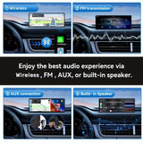 10.26 Inch 4K Touch Screen Car Bluetooth FM Wireless Apple CarPlay Android Auto - Car Entertainment