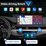 10.26 Inch 4K Touch Screen Car Bluetooth FM Wireless Apple CarPlay Android Auto - Car Entertainment