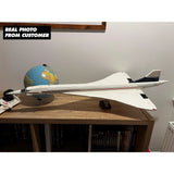 10318 Concorde Supersonic Airbus Building Blocks Technic 105CM Airplane Model Concorde / 2083 Pieces Building Blocks