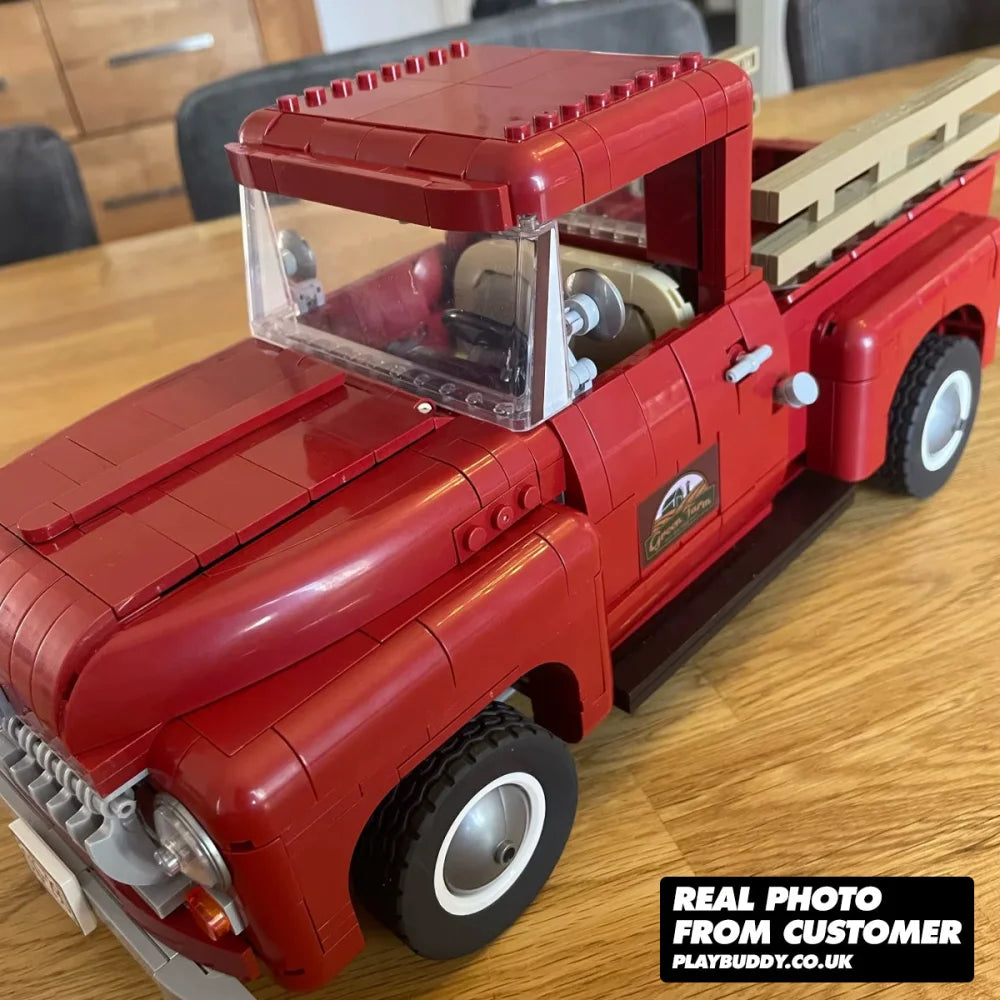 1950s Pickup Truck (10290) 1677PCS Building Blocks Assembly Bricks - 1950s Pickup Truck - Building Blocks