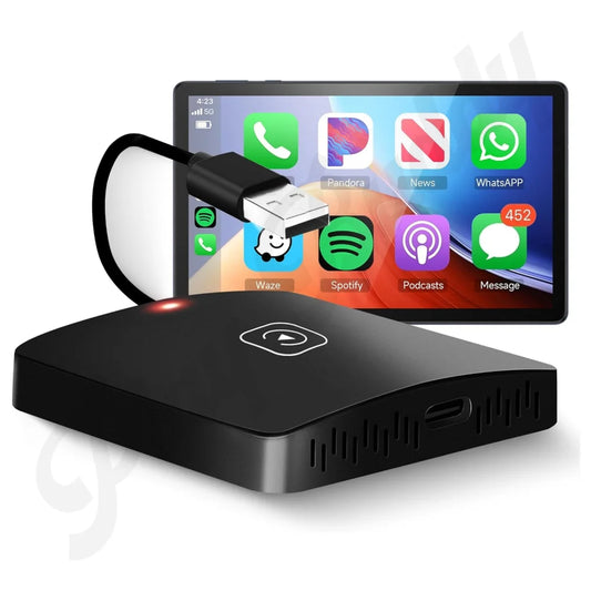 2025 Wired to Wireless Apple CarPlay Android Auto Adapter Dongle AI Box UK Apple CarPlay & Android Auto