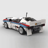 244PCS Lancia Rally 037 Martini Racing 1983 Building Blocks Assembly Bricks Lancia Rally 037 Building Blocks