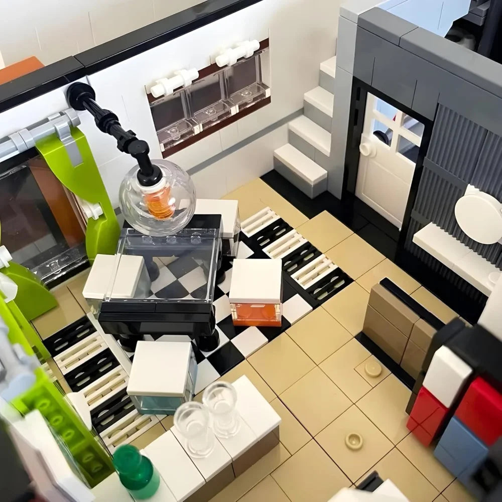 3623PCS Creative Modern Villa Modular City Architecture Building Block Bricks Modern Villa Building Blocks