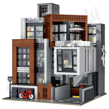 3623PCS Creative Modern Villa Modular City Architecture Building Block Bricks Modern Villa Building Blocks