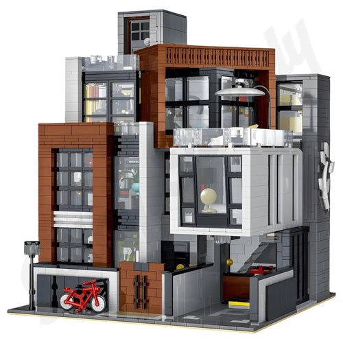 3623PCS Creative Modern Villa Modular City Architecture Building Block Bricks Modern Villa Building Blocks
