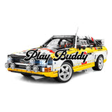 3887PCS Audi Sport Quattro S1 Rally Car 1984 Building Blocks 1:8 Scale Audi Sport Quattro S1 Rally Car Building Blocks