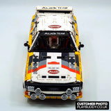 3887PCS Audi Sport Quattro S1 Rally Car 1984 Building Blocks 1:8 Scale Audi Sport Quattro S1 Rally Car Building Blocks