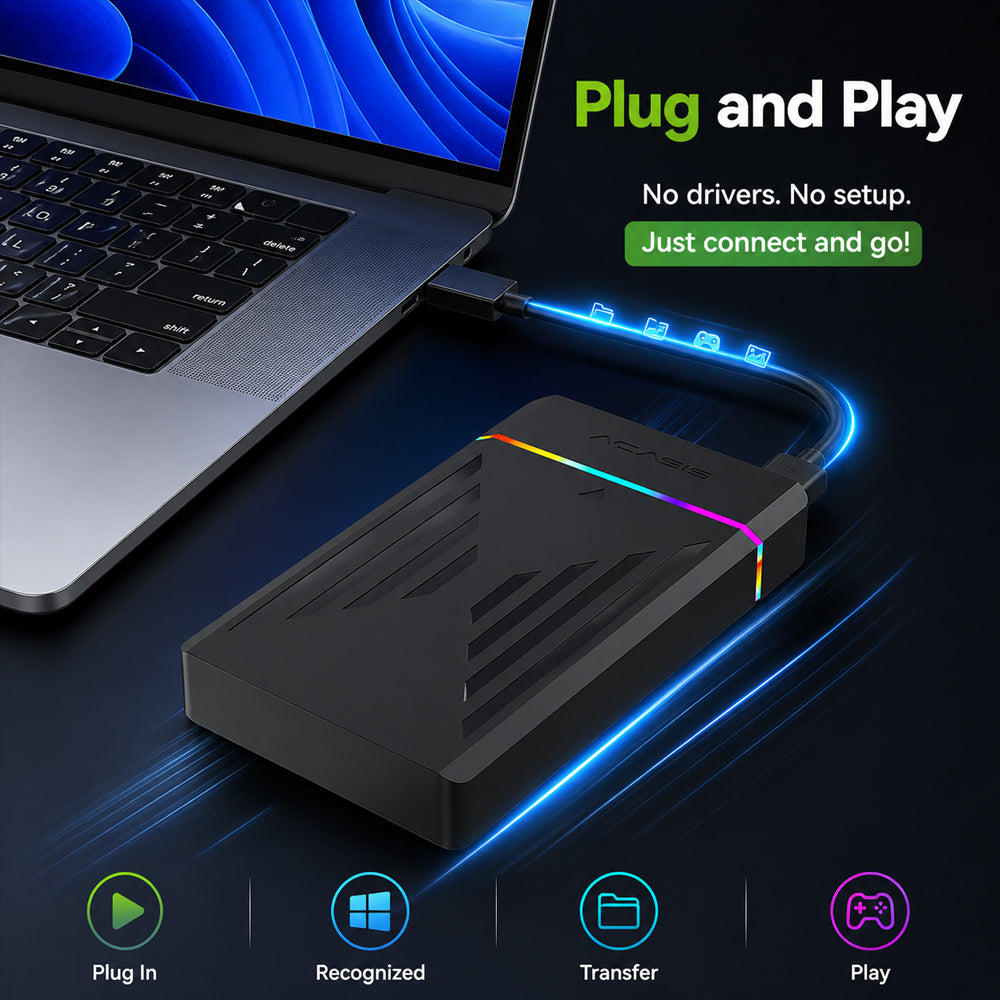 3TB Gaming HDD Retrobat/Playnite/Launchbox 17,000+ Retro & AAA Games for PC - 3TB Gaming HDD - Game Consoles