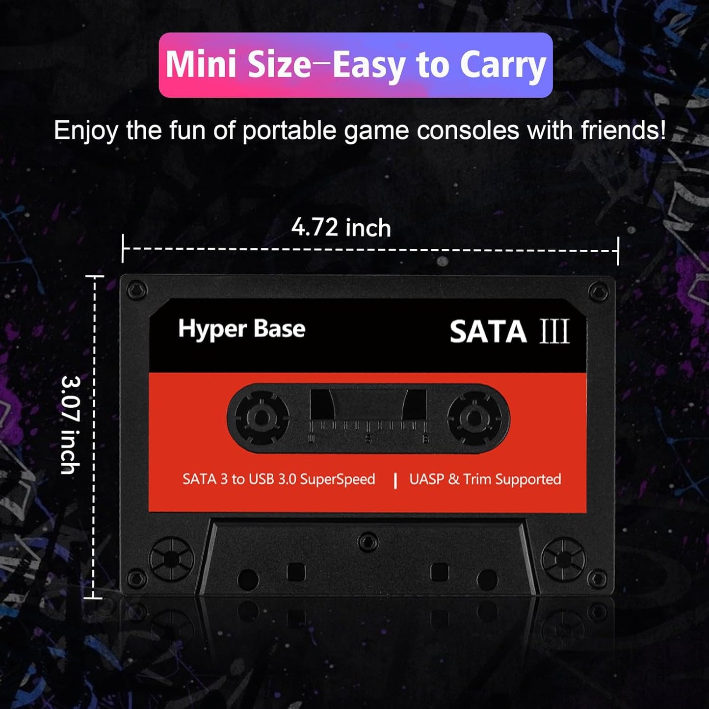 500GB Portable Gaming HDD 48,000+ Retro & AAA Games for PC - 500GB Gaming HDD - Game Consoles