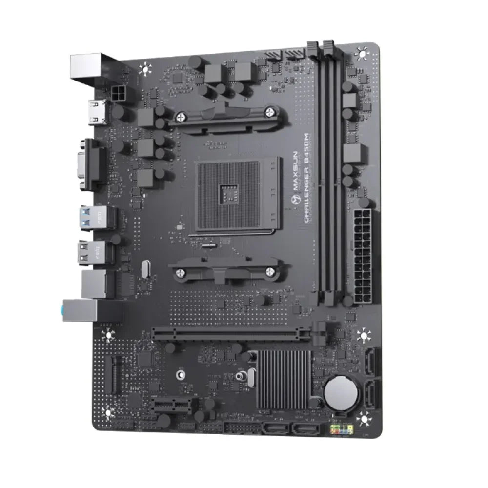 AMD B450M DDR4 M.2 NVMe PCIe 3.0 mATX Motherboard AM4 Ryzen 4500 5600 5600G CPU AMD B450M Motherboard