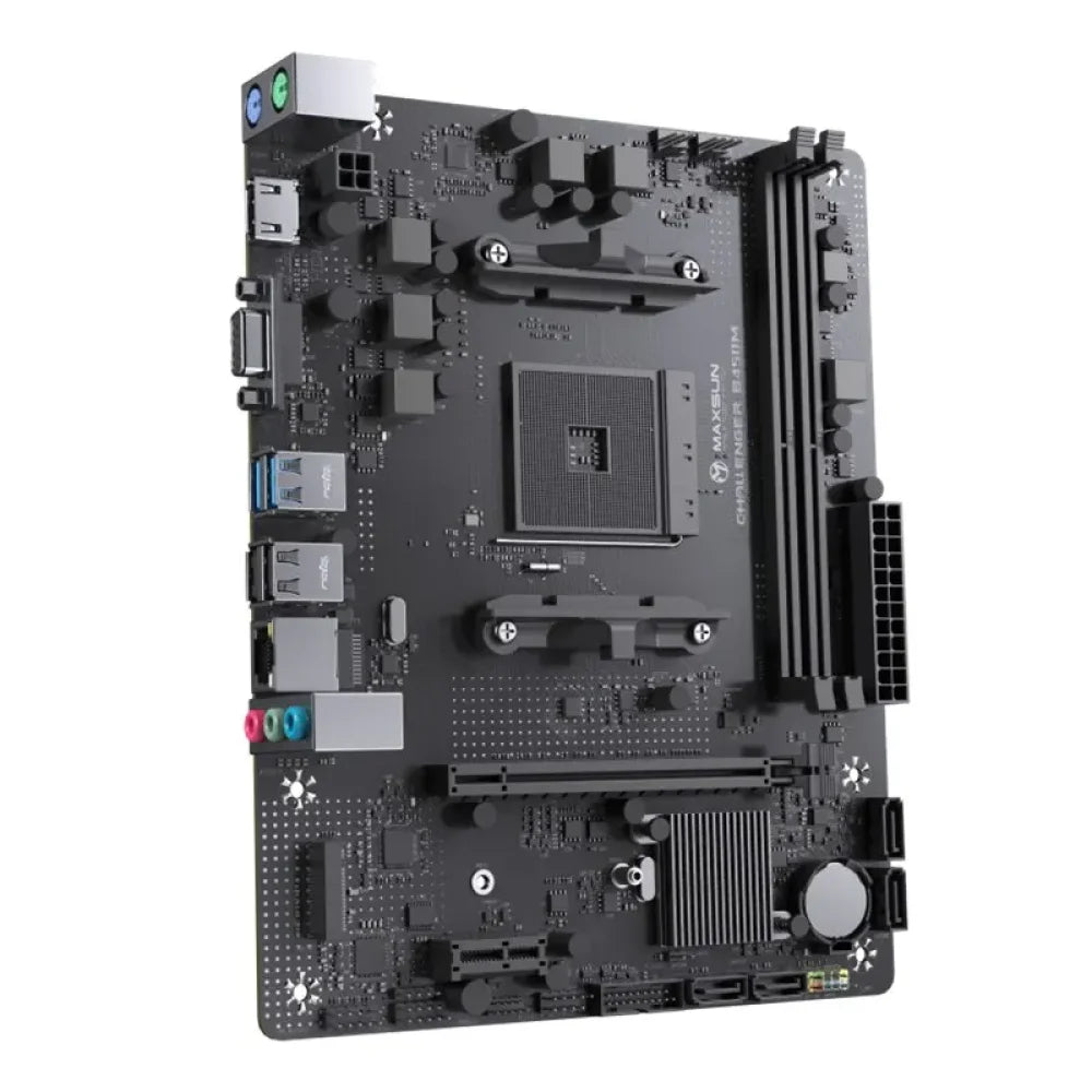 AMD B450M DDR4 M.2 NVMe PCIe 3.0 mATX Motherboard AM4 Ryzen 4500 5600 5600G CPU AMD B450M Motherboard