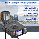 AR-318 25W Mini Ham Transceiver Car Mobile Radio Amateur Walkie Talkie Dual Band Black Walkie Talkie