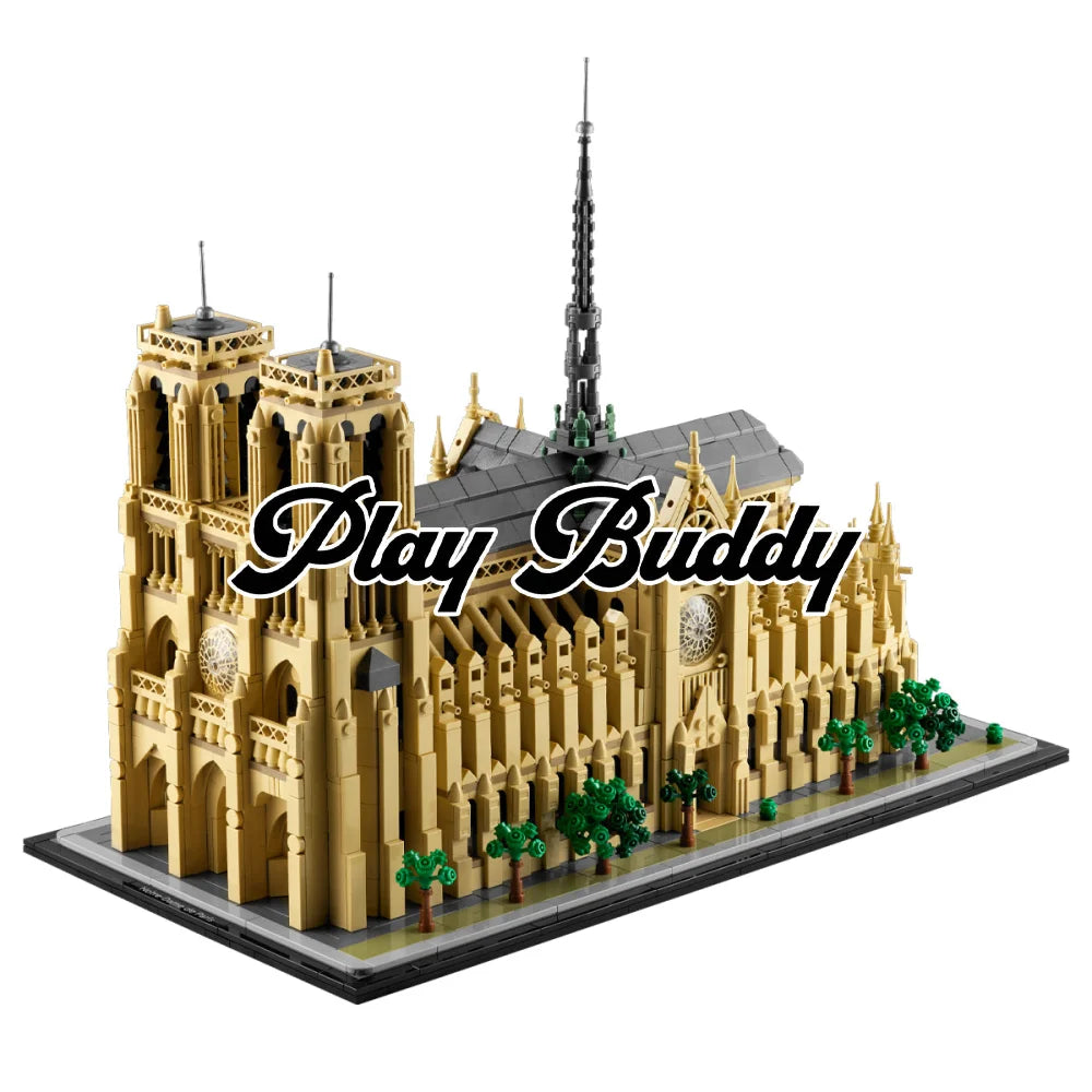 Architecture Idea Notre-Dame De Paris Building Block Set 4383PCS for Adults Gift Notre-Dame De Paris Building Blocks