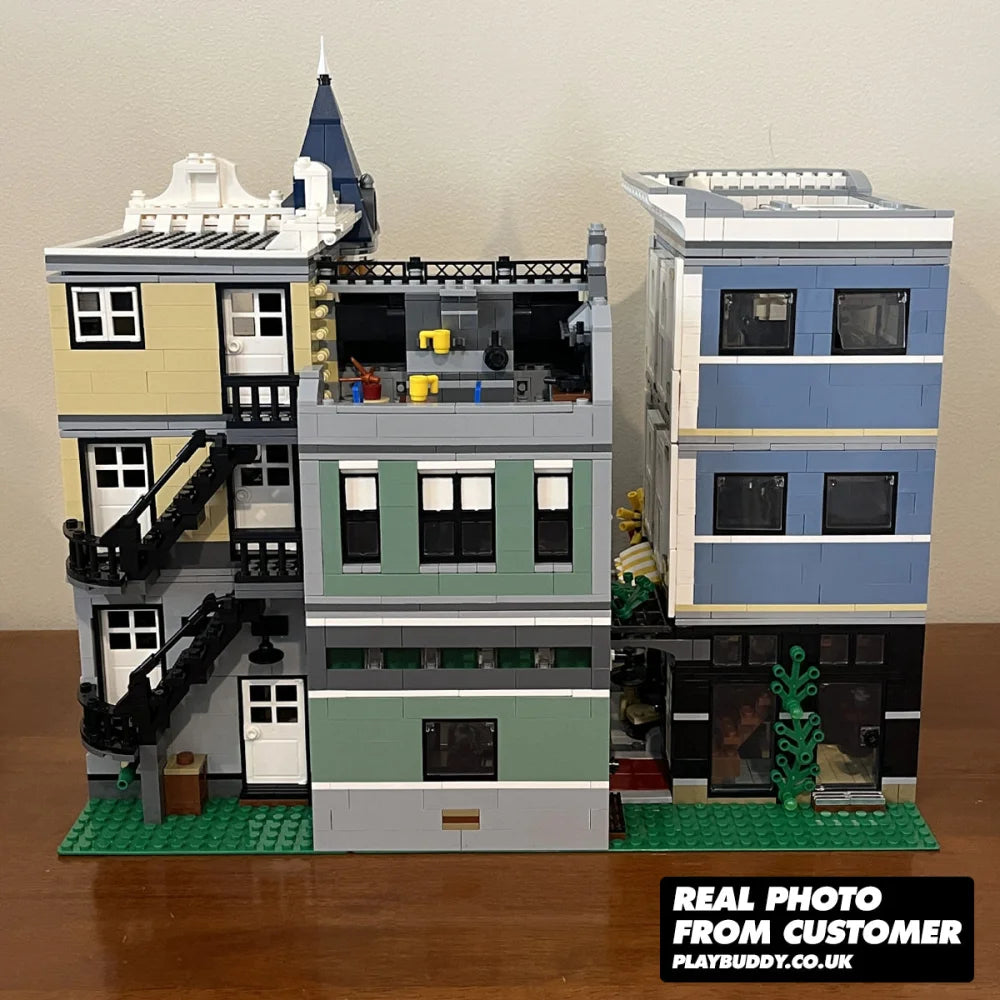 Assembly Square (10255) 4002PCS Modular Building Blocks w/ 9 Figures - Assembly Square - Building Blocks