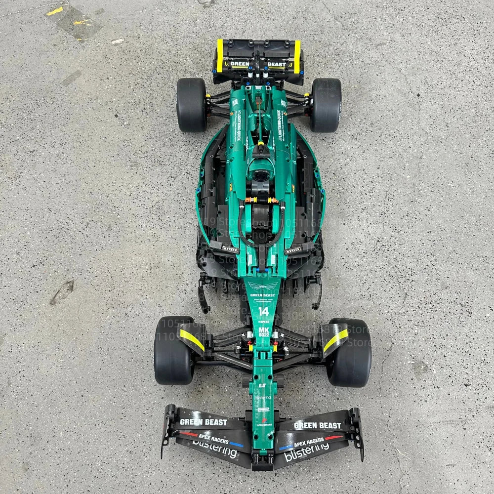 Aston Martin AMR24 F1 Formula One 1912PCS Technic Building Blocks Aston Martin AMR24 Building Blocks