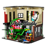Audrey II Piranha Plant House Flower Shop 850PCS Building Blocks MOC Bricks Flower Shop Building Blocks