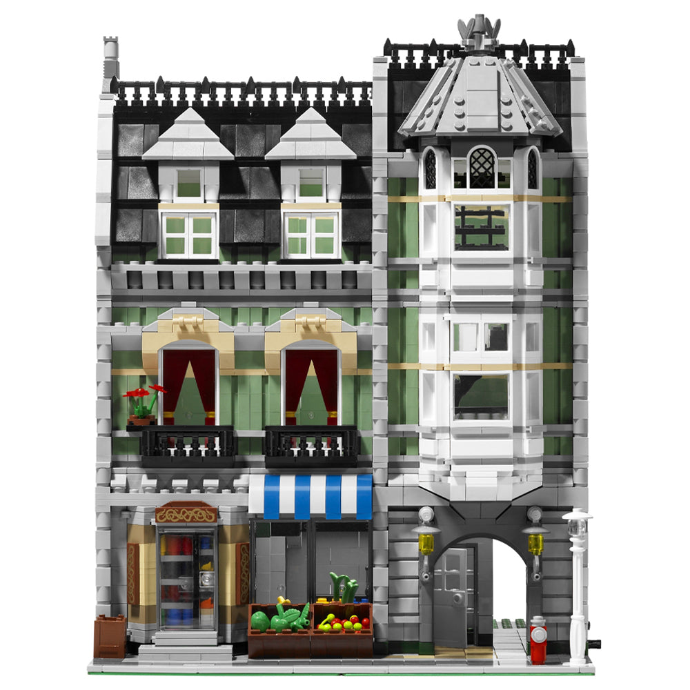 Green Grocer (10185) 2352PCS Modular Building Blocks w/ 4 Figures