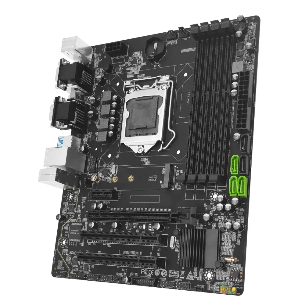 B85M PRO Intel LGA1150 DDR3 RAM NVMe M.2 Gaming Motherboard for i3 i5 i7 CPUs B85M PRO LGA1150 Motherboard