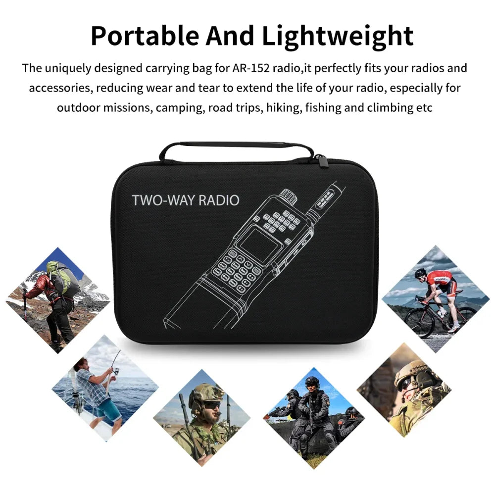 Baofeng AR-152 15W Walkie Talkie Two Way Radio 12000mAh GPS Tactical Long Range Walkie Talkie