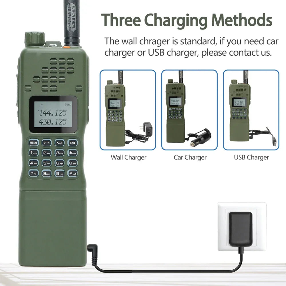 Baofeng AR-152 15W Walkie Talkie Two Way Radio 12000mAh GPS Tactical Long Range Walkie Talkie