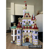 Beauty And The Beast Castle Building Blocks 2916PCS + 10 Figures (43263) ABS Kit Beauty And The Beast Castle / 2916