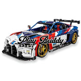 BMW M4 GT3 1:8 Sports Car 4556PCS Building Blocks MOC Bricks BMW M4 GT3 Building Blocks