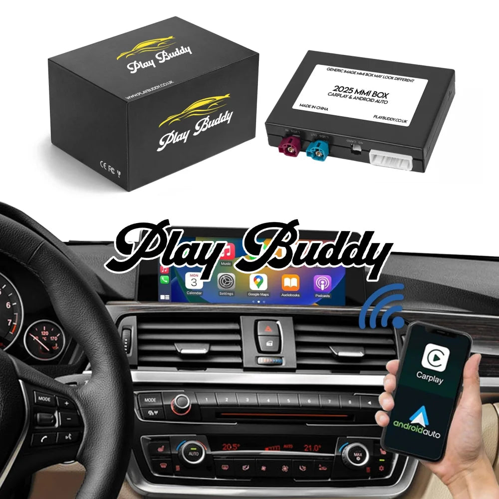 BMW NBT F Series Wireless Apple CarPlay & Android Auto Integration Kit Retrofit NBT 6-Pin Connector Apple CarPlay &