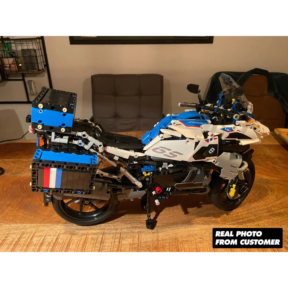 BMW R1250GS Motorcycle Building Blocks Set 2400PCS Motorbike Assembly Bricks BMW R1250GS Building Blocks