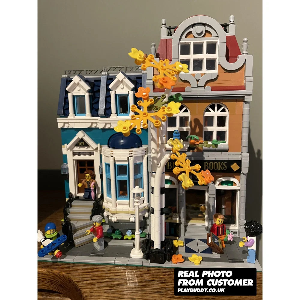Bookshop (10270) 2504PCS Modular Building Blocks w/ 5 Figures - Bookshop - Building Blocks