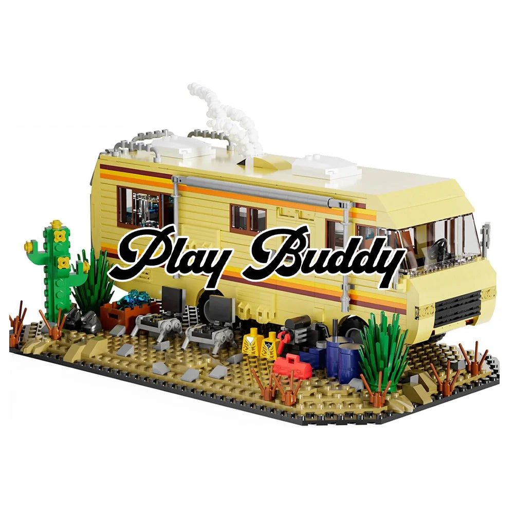 Breaking Bad RV 904PCS Adventure Camper Building Blocks MOC Bricks Breaking Bad RV Building Blocks