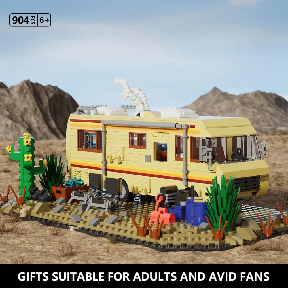 Breaking Bad RV 904PCS Adventure Camper Building Blocks MOC Bricks Breaking Bad RV Building Blocks