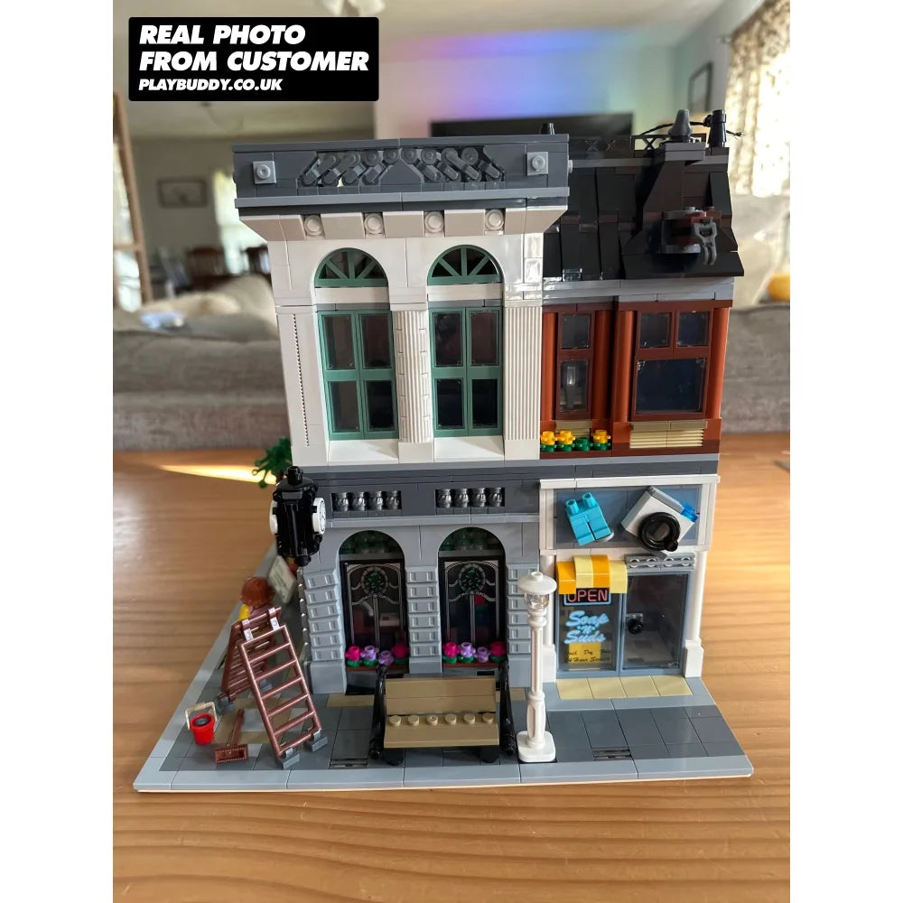 Brick Bank (10251) 2380PCS Modular Building Blocks w/ 5 Figures - Brick Bank - Building Blocks