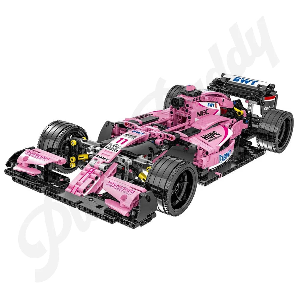 BWT Alpine F1 Racing Team Car Building Blocks 1116PCS MOC Formula 1 Bricks BWT Alpine F1 / 1116 Pieces Building Blocks