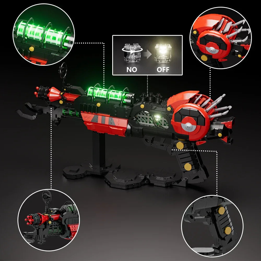 Call of Duty Ray Gun Mark 2 Building Blocks 1188PCS Bricks w/ Light Brick 1188 PCS / CHINA Building Blocks