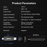 CarlinKit Mini SE Wireless Apple CarPlay Adapter Dongle 2025 USB Version UK Apple CarPlay Apple CarPlay & Android Auto