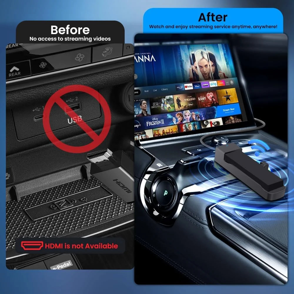 CarlinKit FireDrive CarPlay to HDMI Cable Adapter for Fire TV Stick Streaming CarlinKit FireDrive Apple CarPlay &