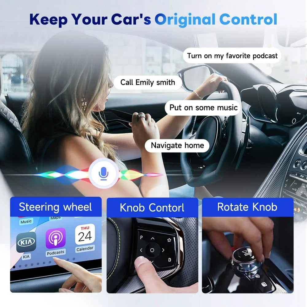 Carlinkit HD2CP Pro HDMI TV Streaming Wireless CarPlay & Android Auto Adapter Carlinkit HD2CP Pro Apple CarPlay &