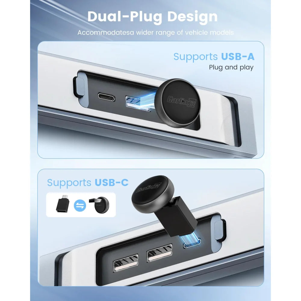 CarlinKit Mini Ultra 3 CarPlay & Android Auto Adapter OEM Wired To Wireless CarlinKit Mini Ultra 3 Apple CarPlay &
